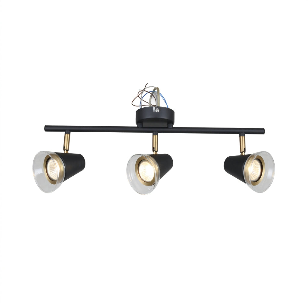 PENDANT LAMP 68744 BLACK+BRASS GU10(TEKLED)