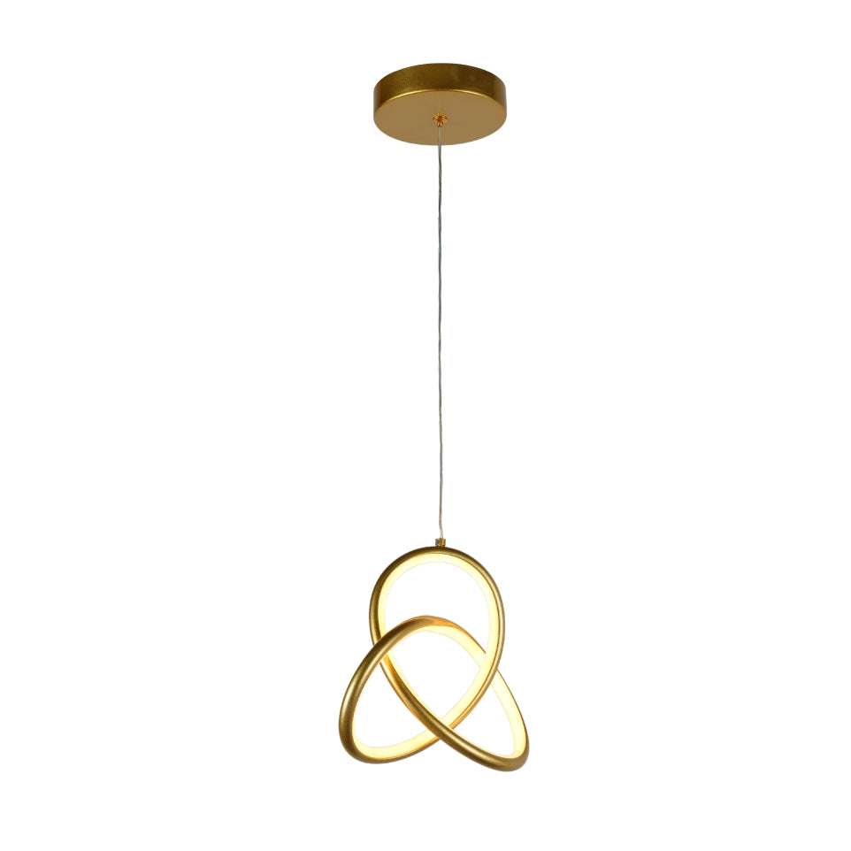 LED PENDANT LIGHT D185XH1500 GOLD 17W CCT CHANGEBLE(TEKLED)
