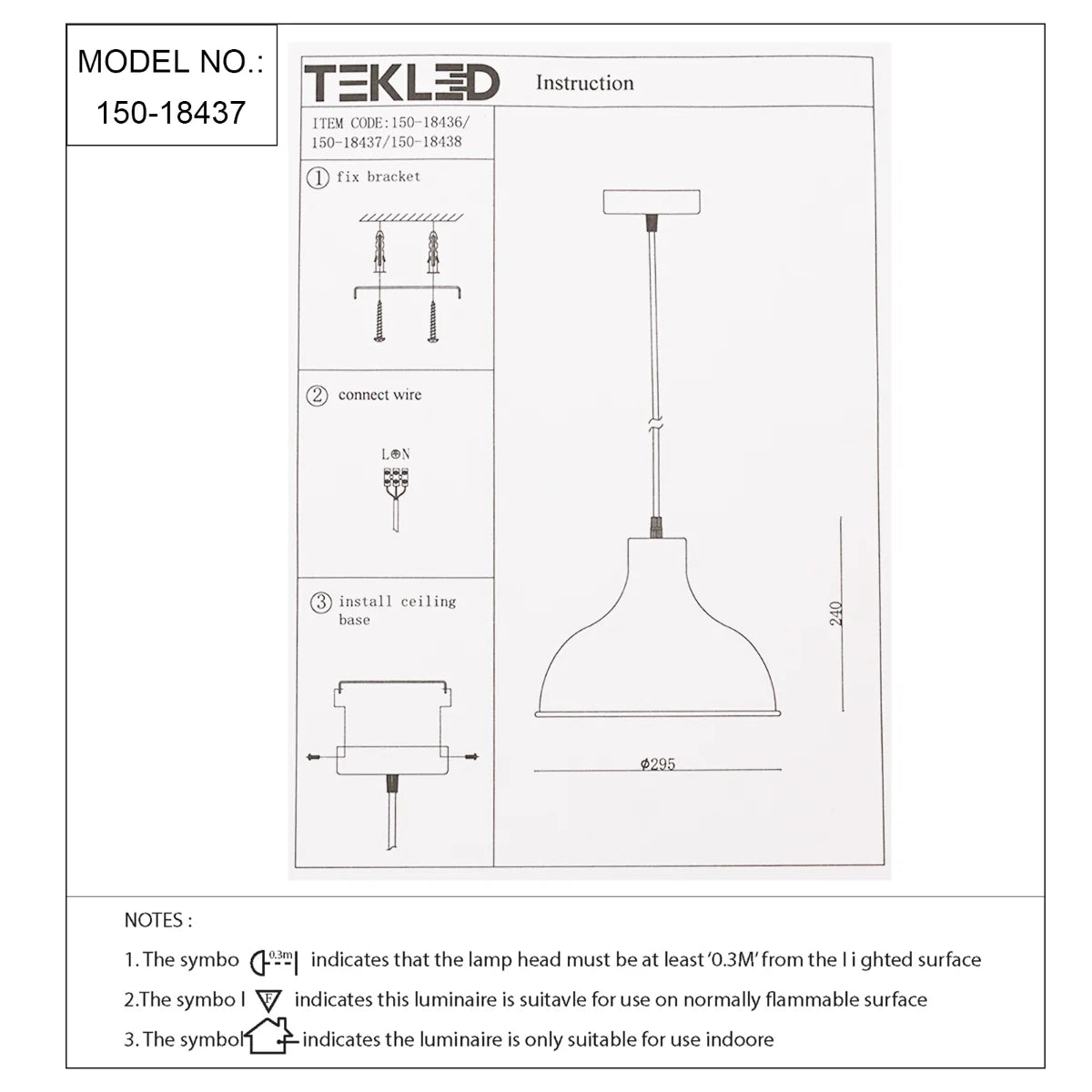 Technical specs of Artisan Onion Dome Pendant Light 150-18437