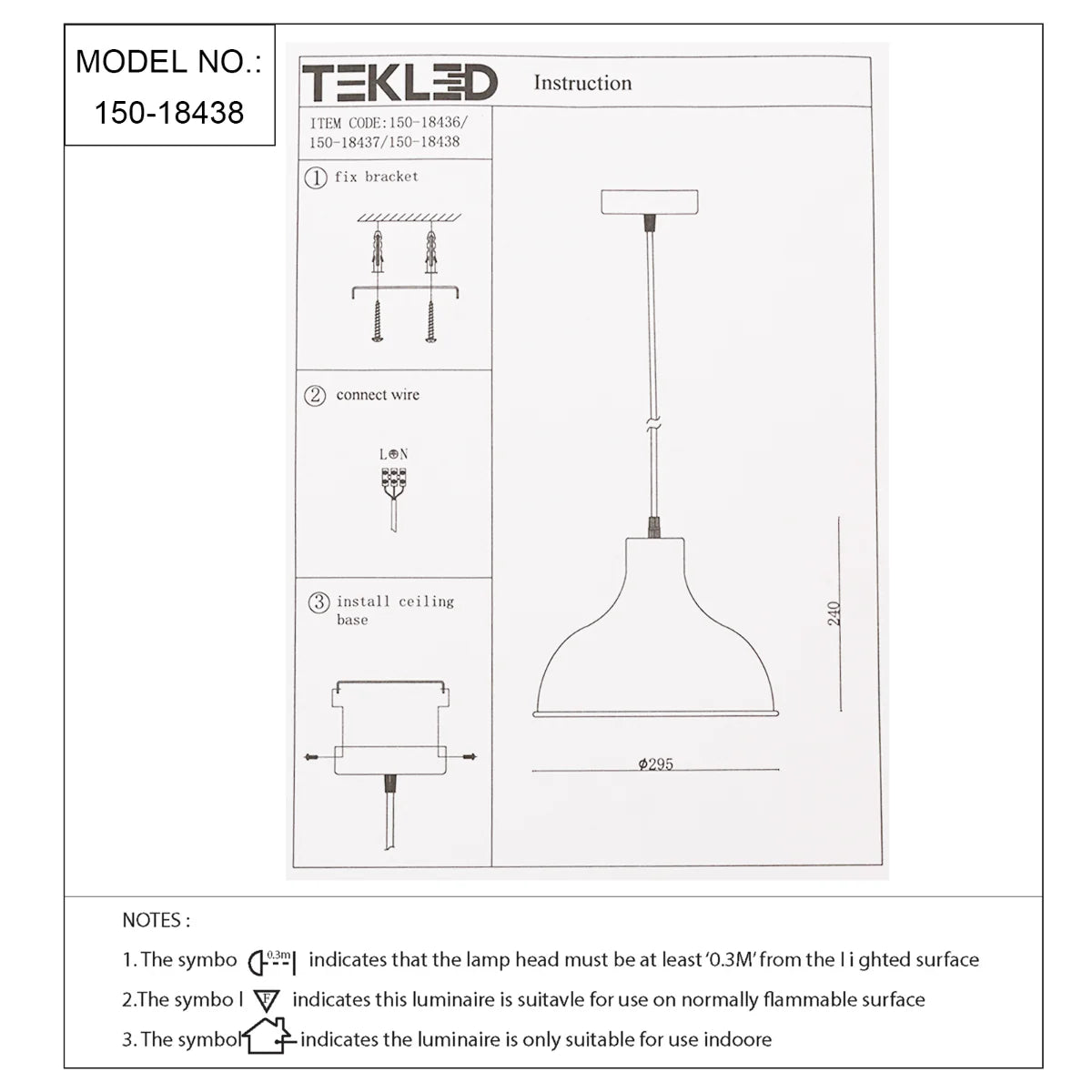 Technical specs of Artisan Onion Dome Pendant Light 150-18438