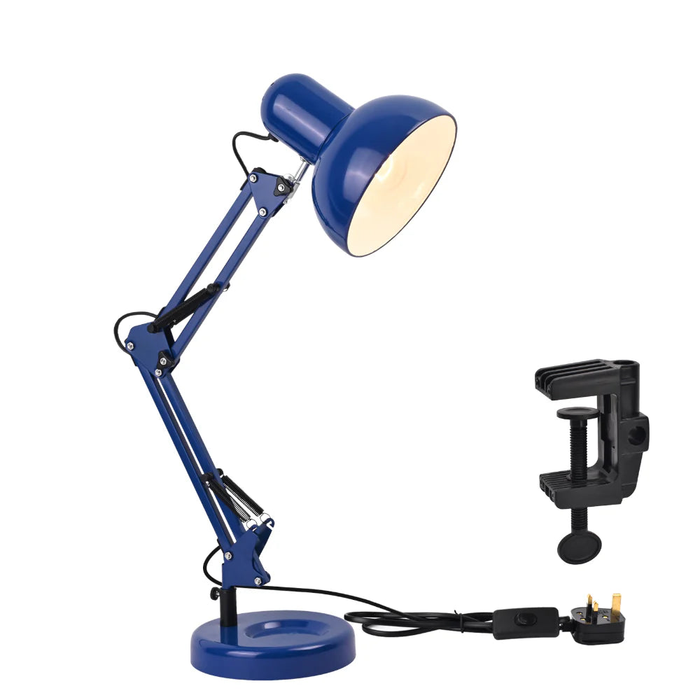 Atlas Architect Swing Arm Desk Lamp with C-Clamp E27