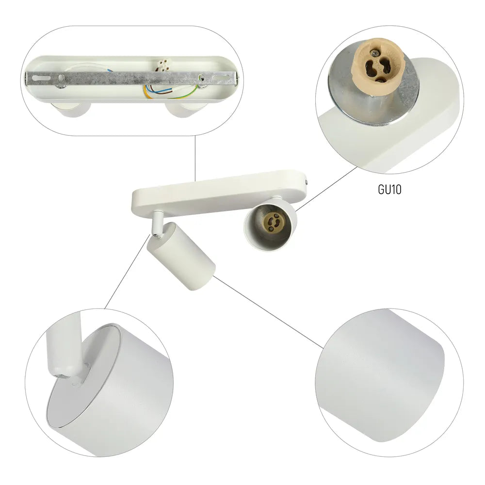 Close shot of the Beam Cylinder GU10 Spotlight-172-03051