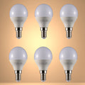 Canes LED Golf Ball Bulb P45 E14 Small Edison Screw 6W