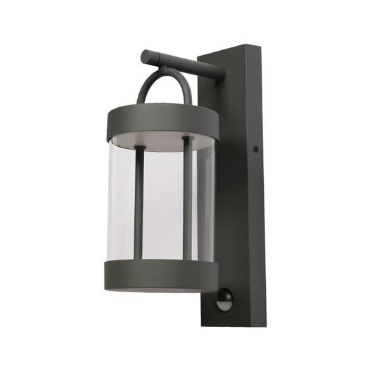 Cassian LED Outdoor Lantern Wall Light 8W 3000K Dark Grey