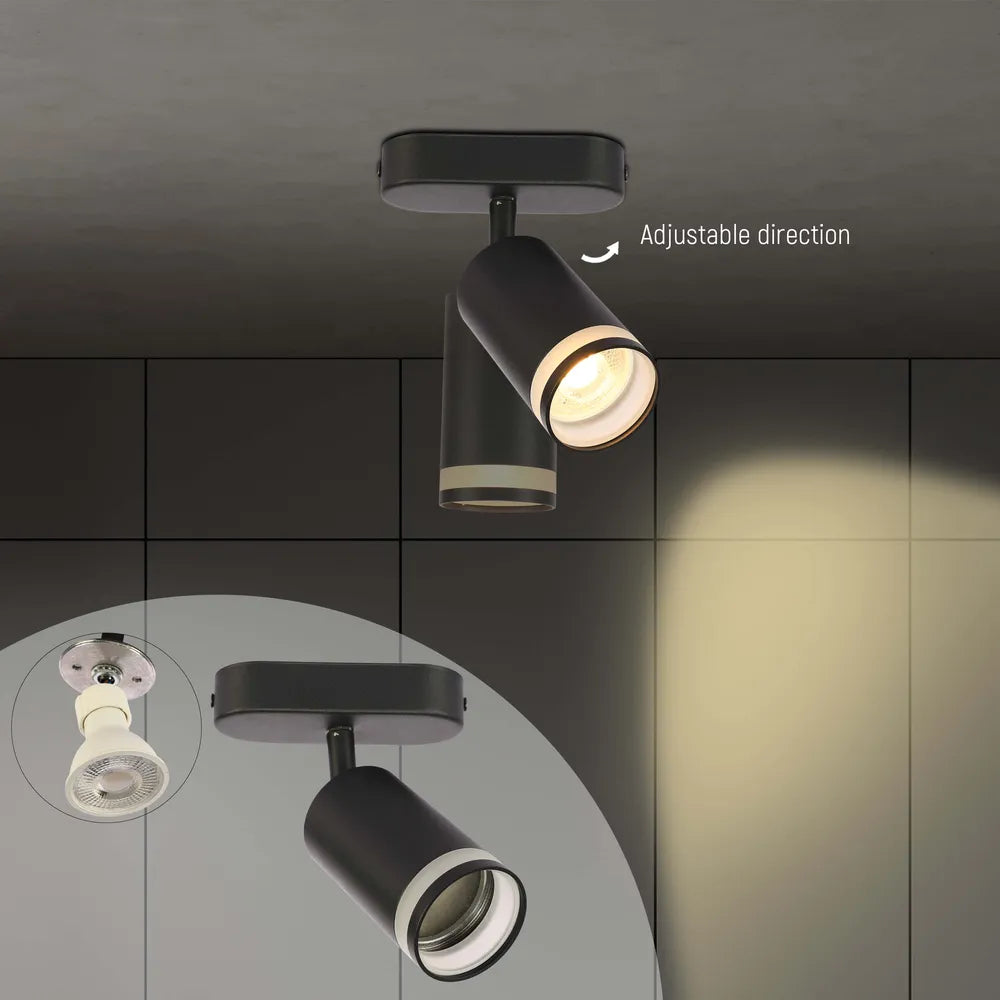 Details of the Circular Glow GU10 Spotlight Fixture-172-03029