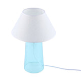 Conical Table Lamp with Fabric Shade - E27 Fitting, Dimmable, 245mm Diameter