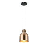 Main image of Contemporary Dome-Topped Cylinder Pendant Light 150-18439