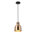 Main image of Contemporary Dome-Topped Cylinder Pendant Light 150-18439
