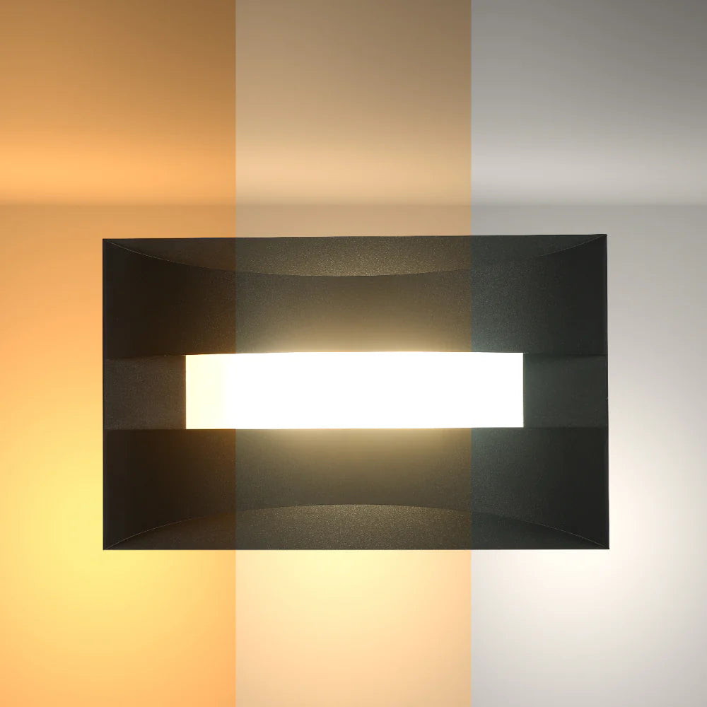 Contemporary Dual-Arc LED Wall Sconce