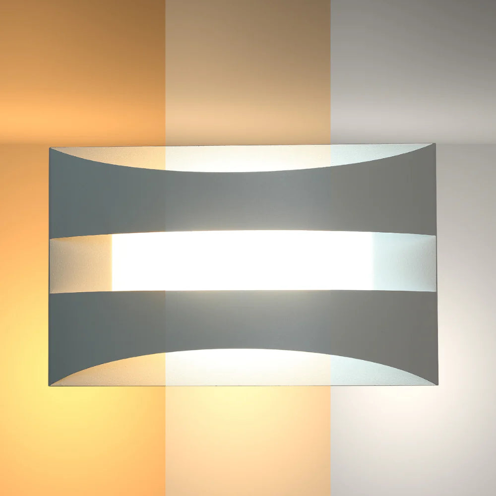 Contemporary Dual-Arc LED Wall Sconce