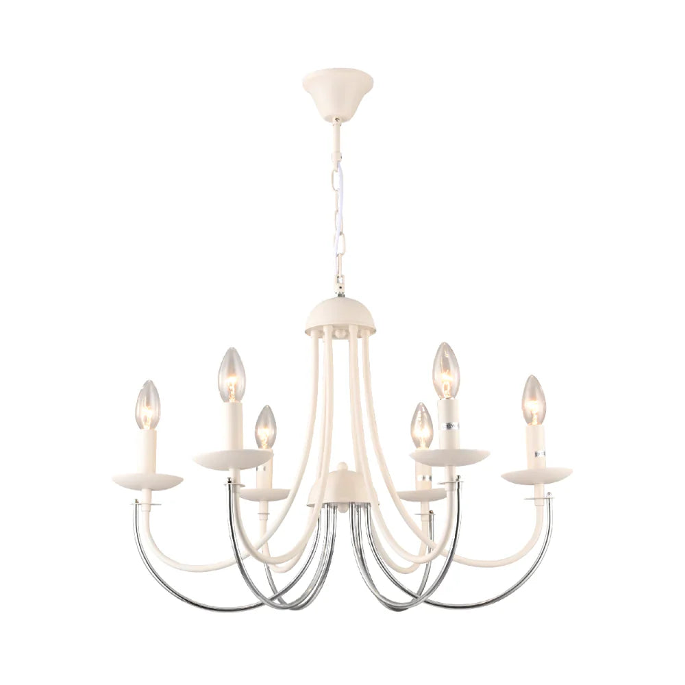 Contour Cascade Dual Tone U-Shape Chandelier Ceiling Light