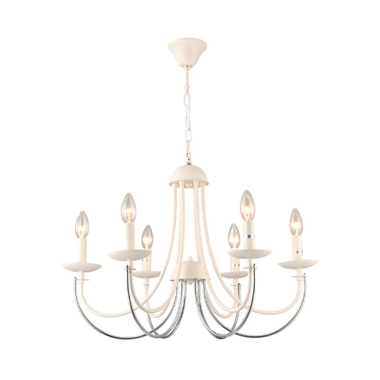 Contour Cascade Dual Tone U-Shape Chandelier Ceiling Light