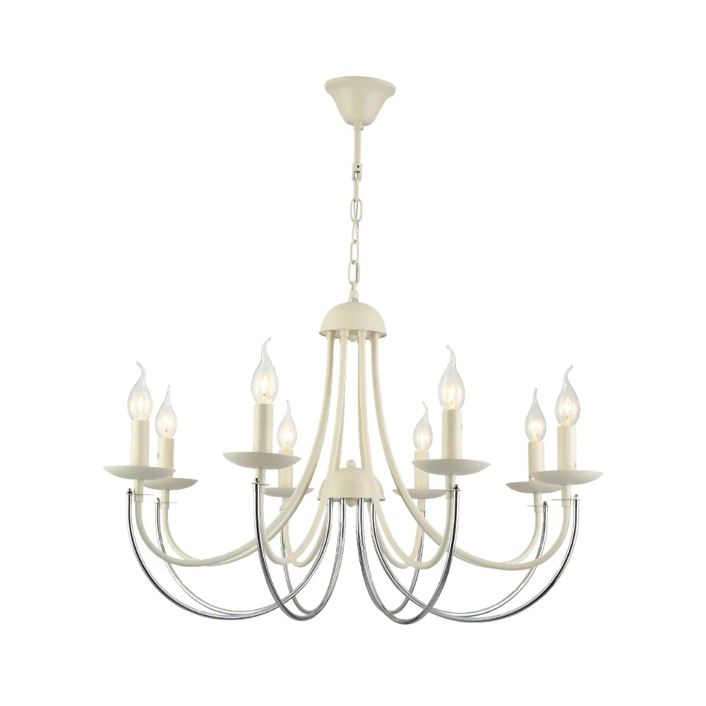 Contour Cascade Dual Tone U-Shape Chandelier Ceiling Light