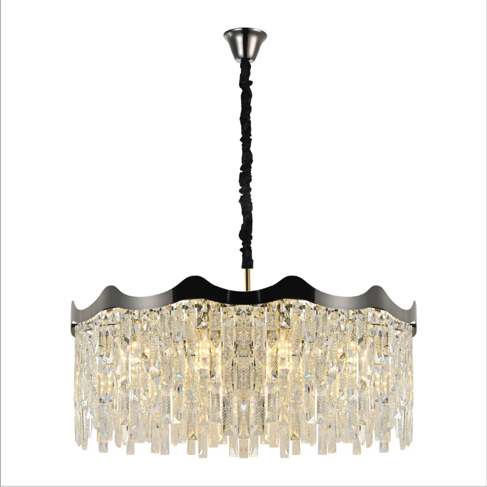 Crown Crystal Chandelier Ceiling Light