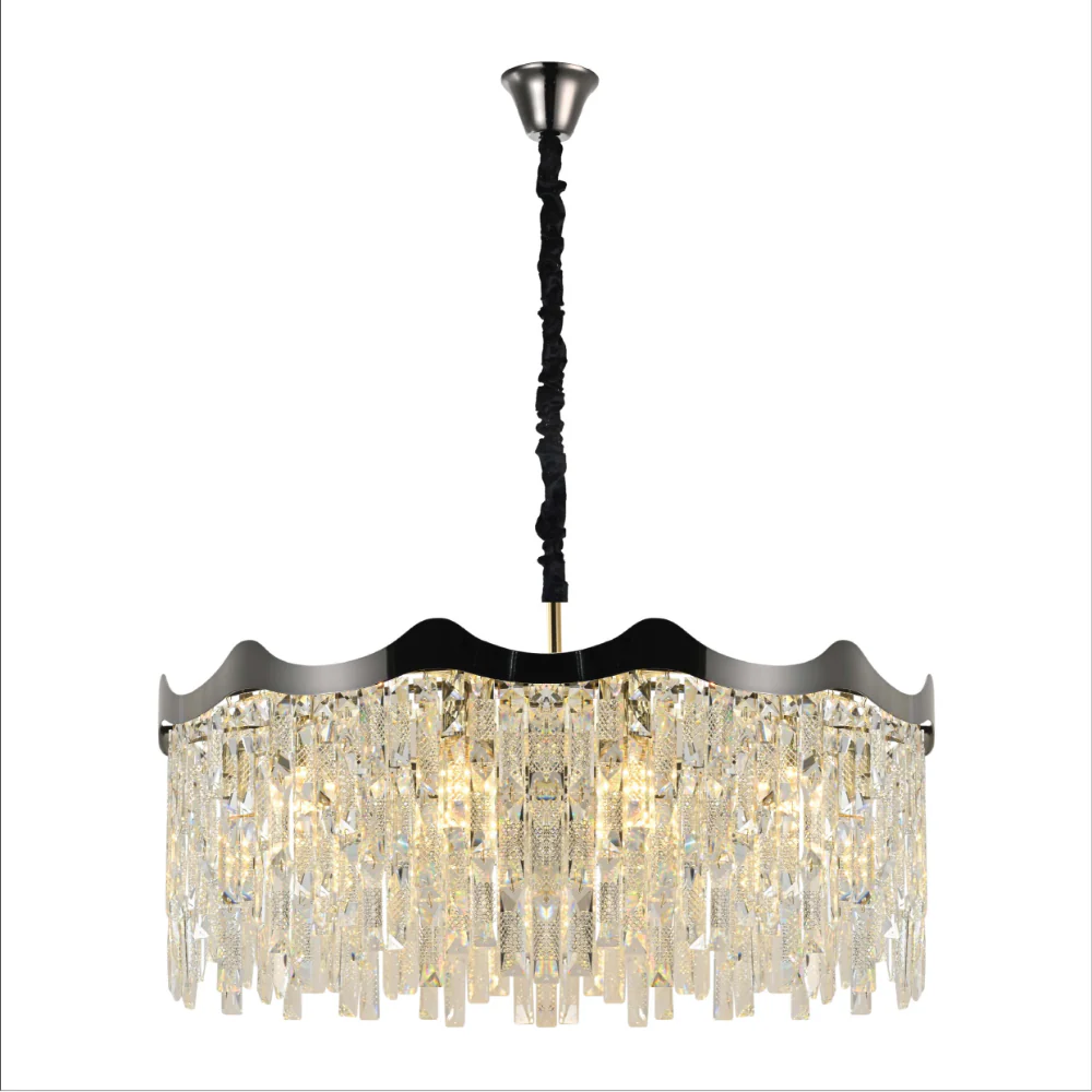 Main image of Crown Crystal Chandelier Ceiling Light | TEKLED 159-18093