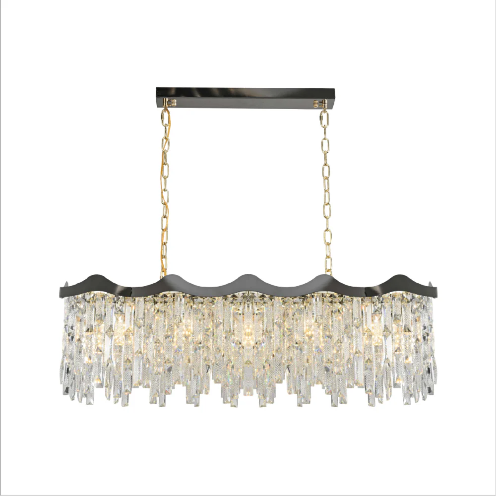 Main image of Crown Crystal Chandelier Ceiling Light | TEKLED 159-18094