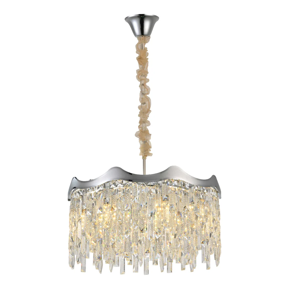 Main image of Crown Crystal Chandelier Ceiling Light | TEKLED 159-18098