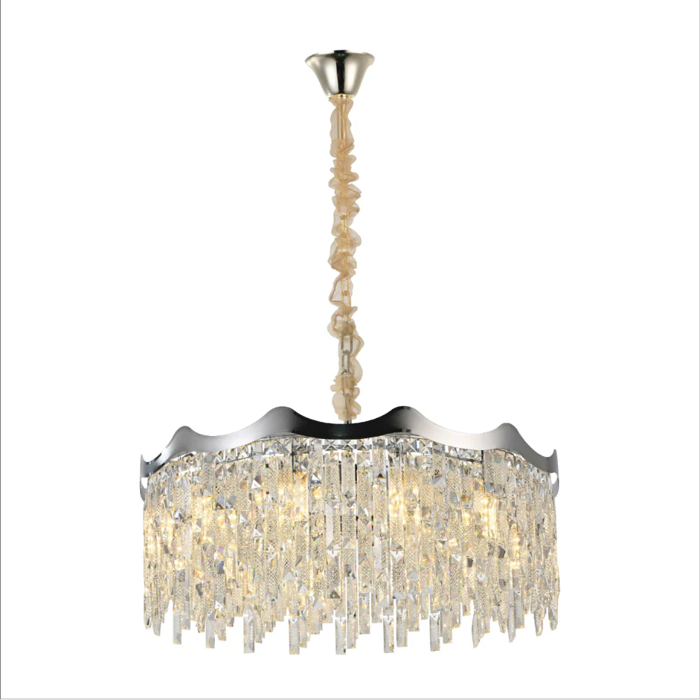 Main image of Crown Crystal Chandelier Ceiling Light | TEKLED 159-18099