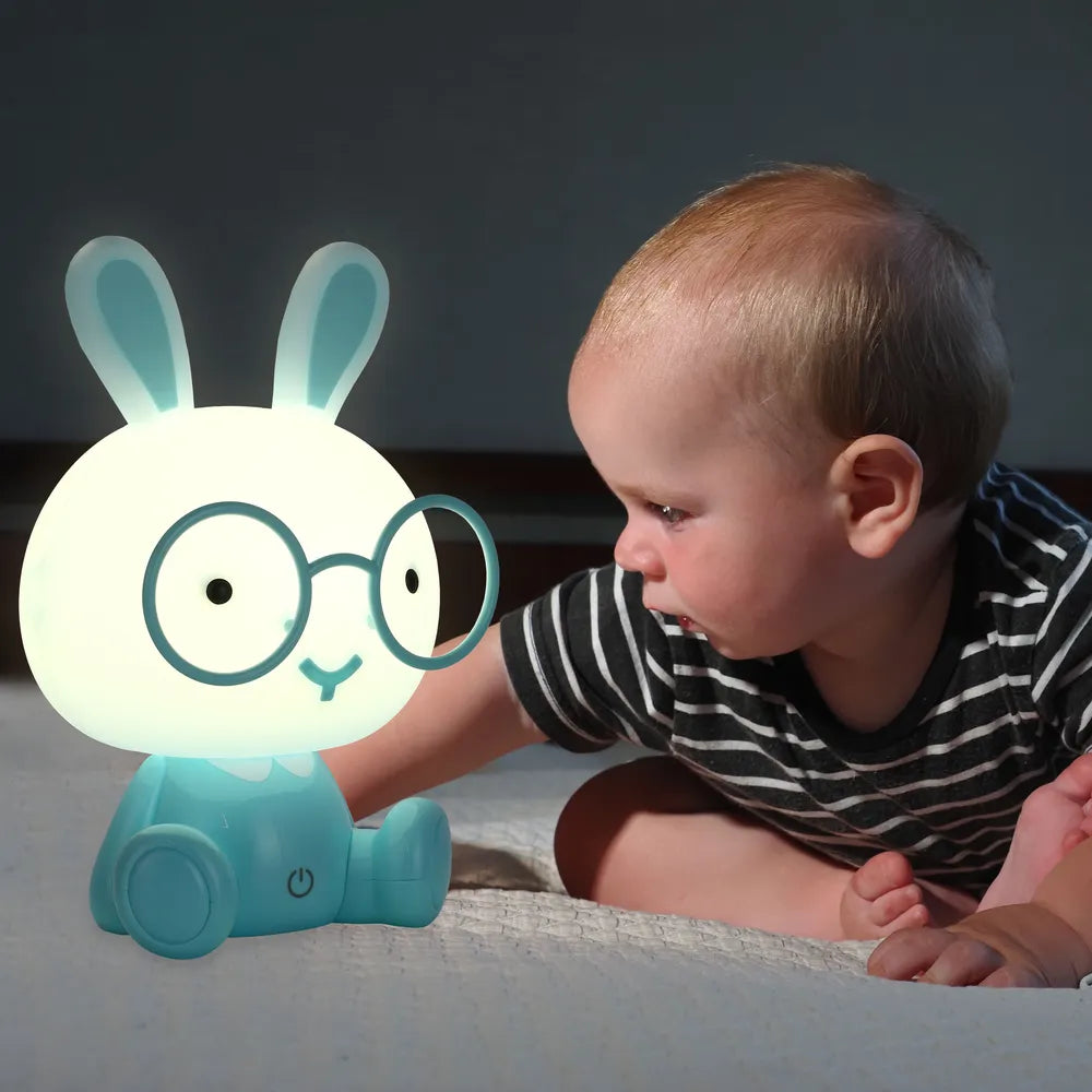 Night Lamp TEKLED Cuddle Critters LED Night Light Sleep Lamps-Bunny-130-03780