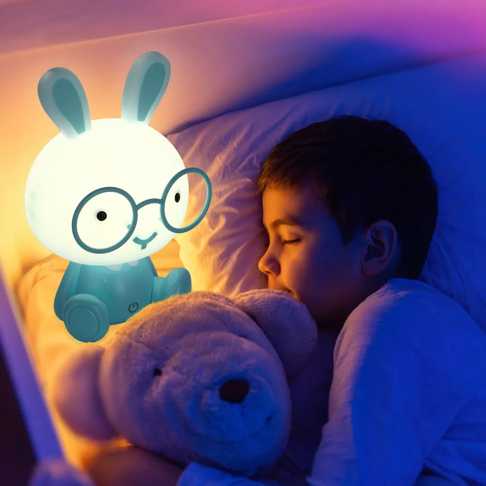 Night Lamp TEKLED Cuddle Critters LED Night Light Sleep Lamps-Bunny-130-03780