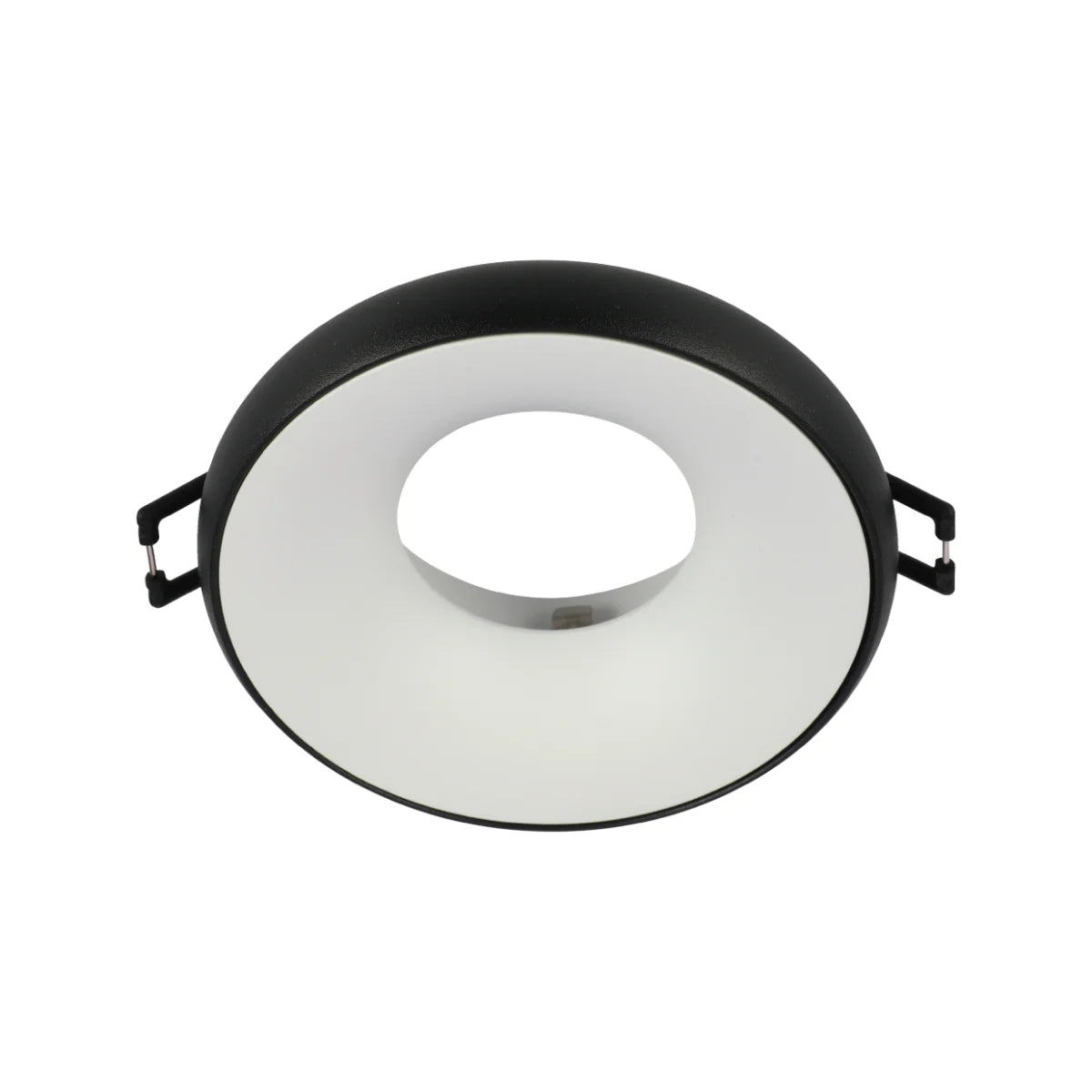 Main image of Die-Cast Aluminium Fixed GU10 Downlight with Color-Accented Bezel 143-04036