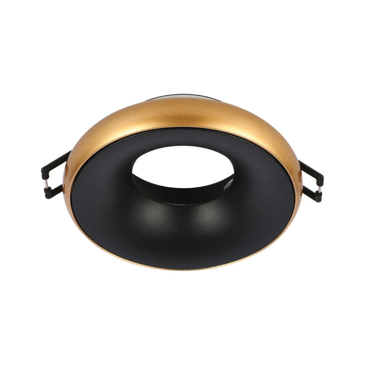 Die-Cast Aluminium Fixed GU10 Downlight with Colour-Accented Bezel