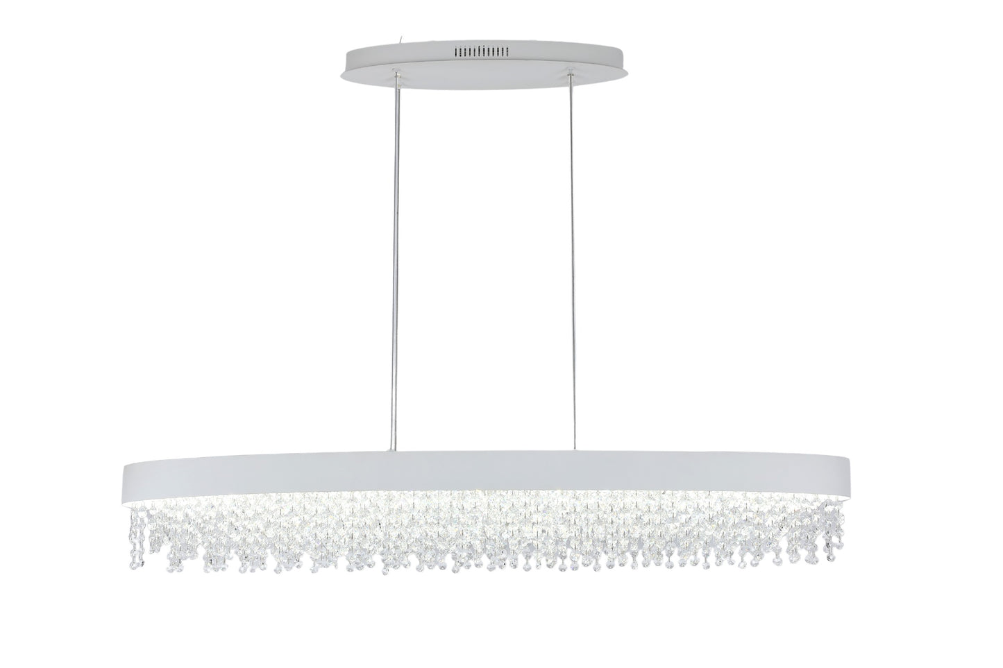 CRYSTAL CHANDELIER LIGHT Q3606 3CCT WHITE L1200XW200MM (TEKLED)