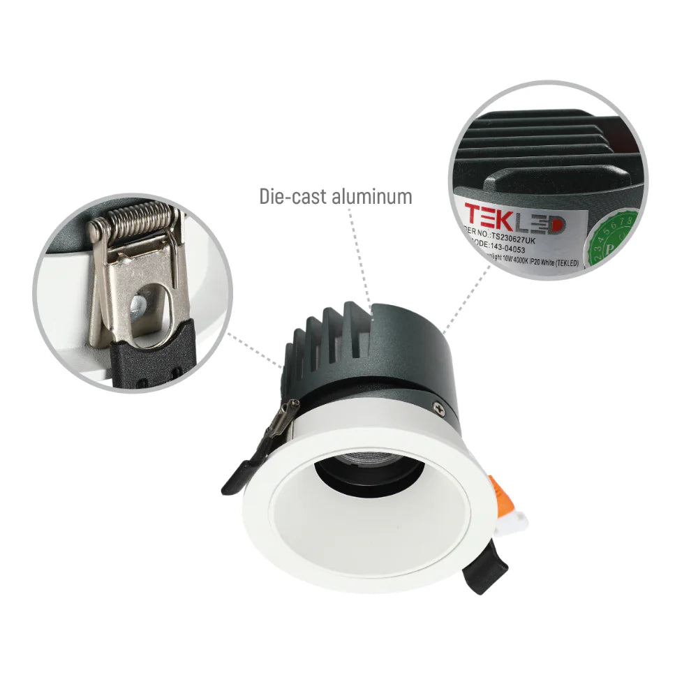 Elite Adjustable COB LED Downlight 10W