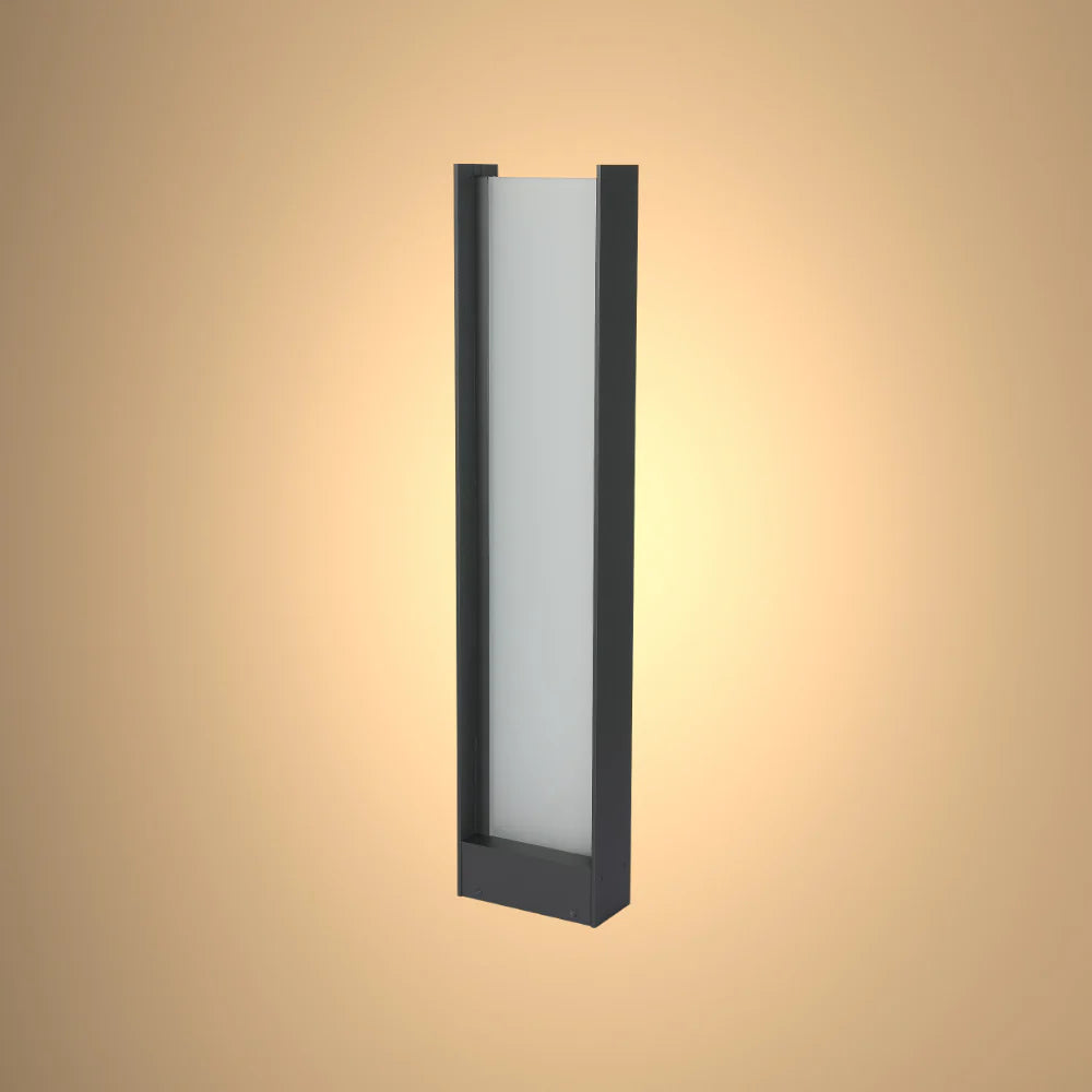 Frammed LED Outdoor Pathway Bollard Lawn Light 20W 4000K