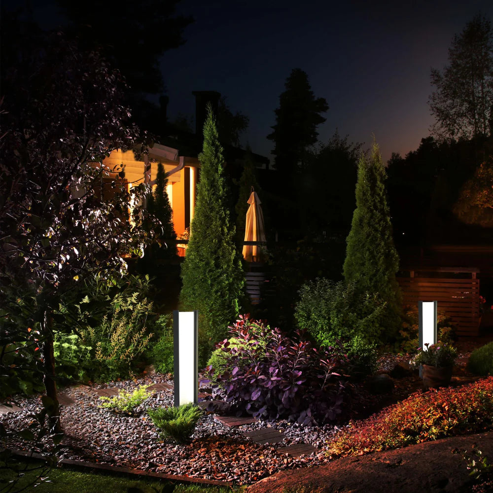 Frammed LED Outdoor Pathway Bollard Lawn Light 20W 4000K