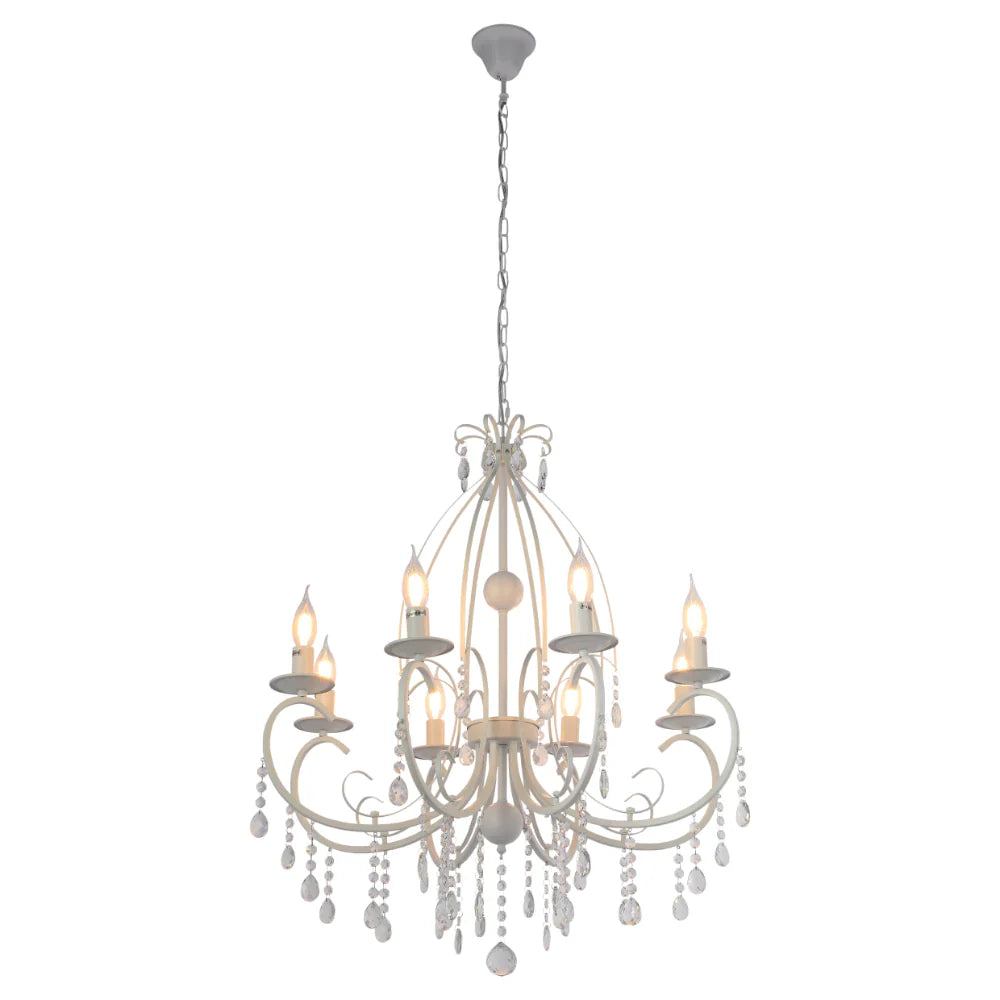 Gallardos Minimal Chandelier Ceiling Light with Crystal Beads