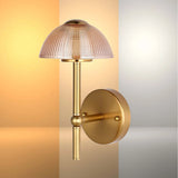 Mushroom Glass Wall Light Integrated 5W LED, 3CCT Switchable