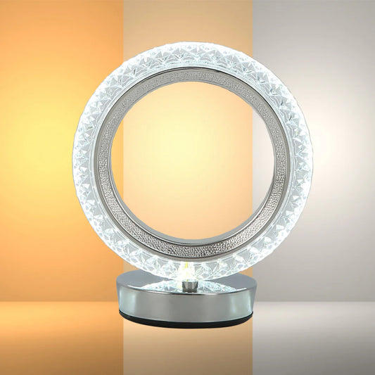 Halo Glow Ring LED Table Lamp | Bedside Lamp