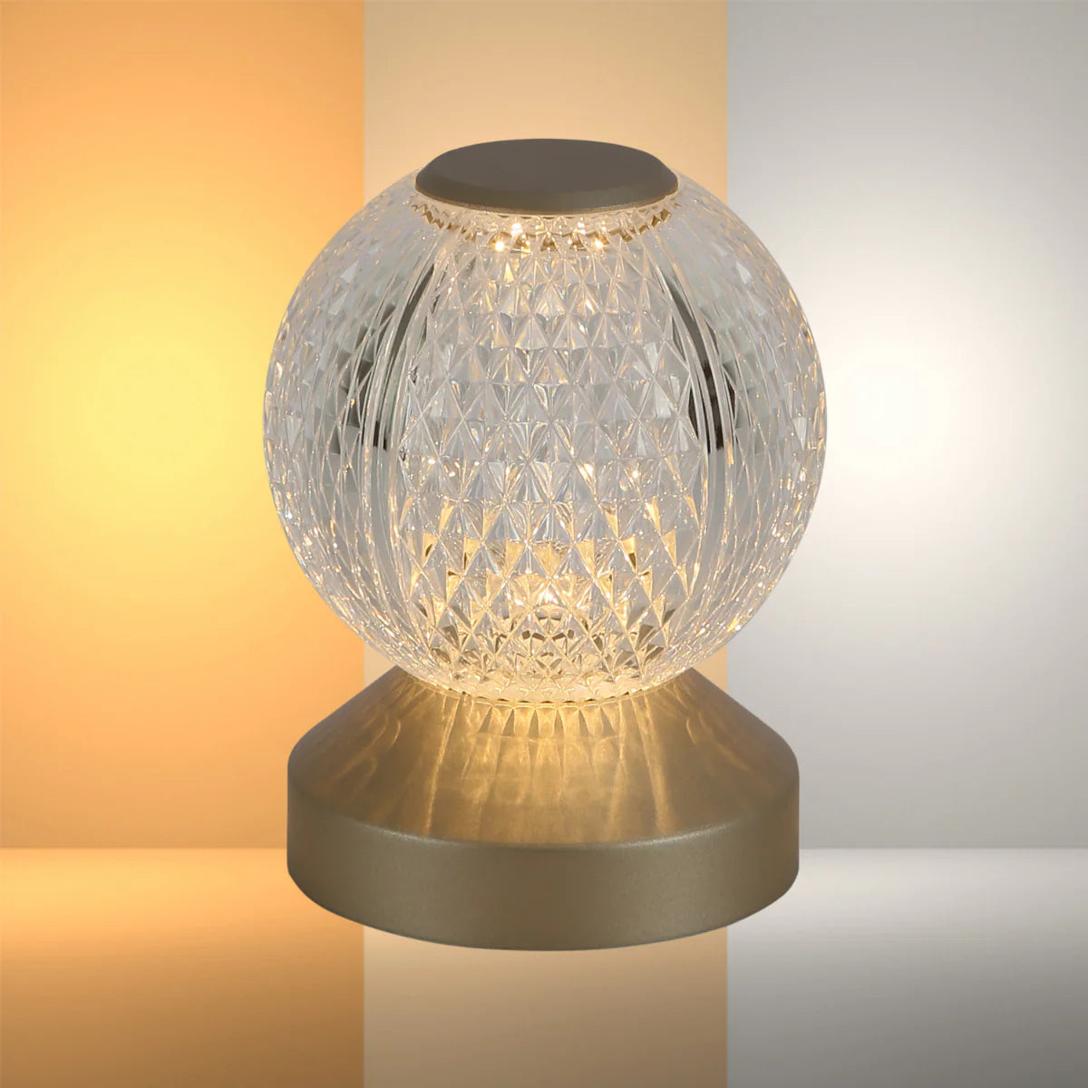 Main image of Illumina Sphere Touch: Rechargeable Spherical LED Lamp 130-03724