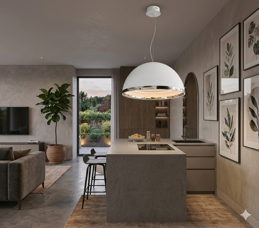 LED PENDANT LIGHT MD60028-D600 62W 3CCT (TEKLED)