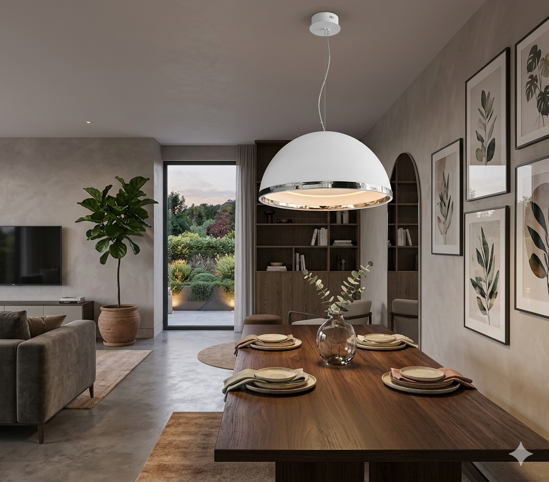 LED PENDANT LIGHT MD60028-D600 62W 3CCT (TEKLED)