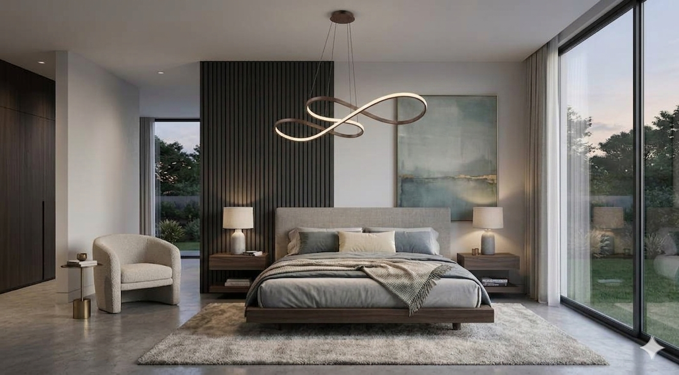 L1200mm Chandelier Oval LUX-6080 60W 3CCT (TEKLED)