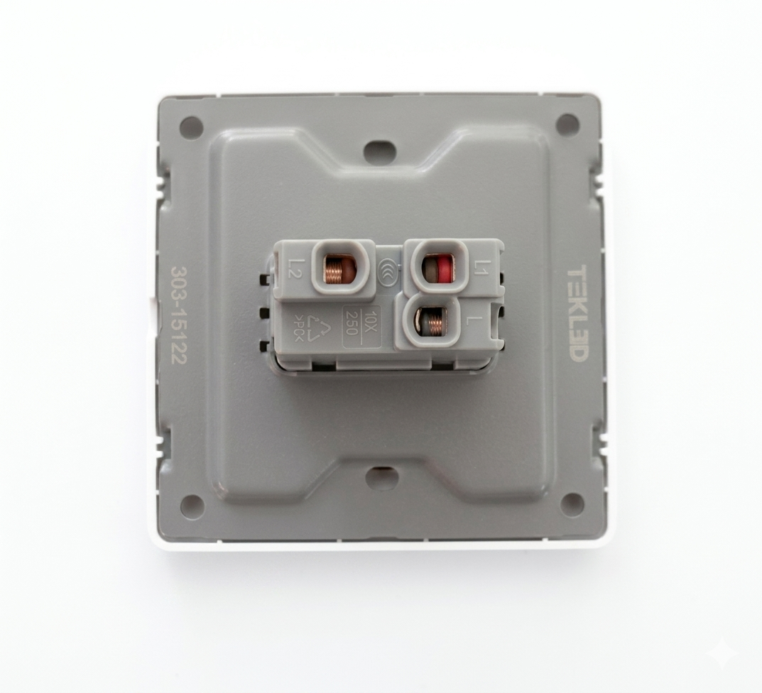 PRIME WHITE 1 GANG 2 WAY SWITCH (TEKLED)