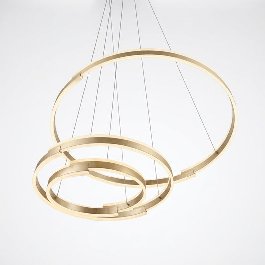Black+Gold LED Pendant Light D800+D600+D400 T1851-3 3CCT (TEKLED)