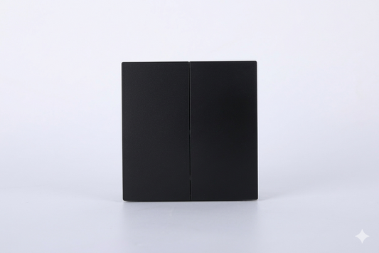 2 GANG 2 WAY PLATE SWITCH S60-004 BABY FACE (TEKLED ELECTRIC)