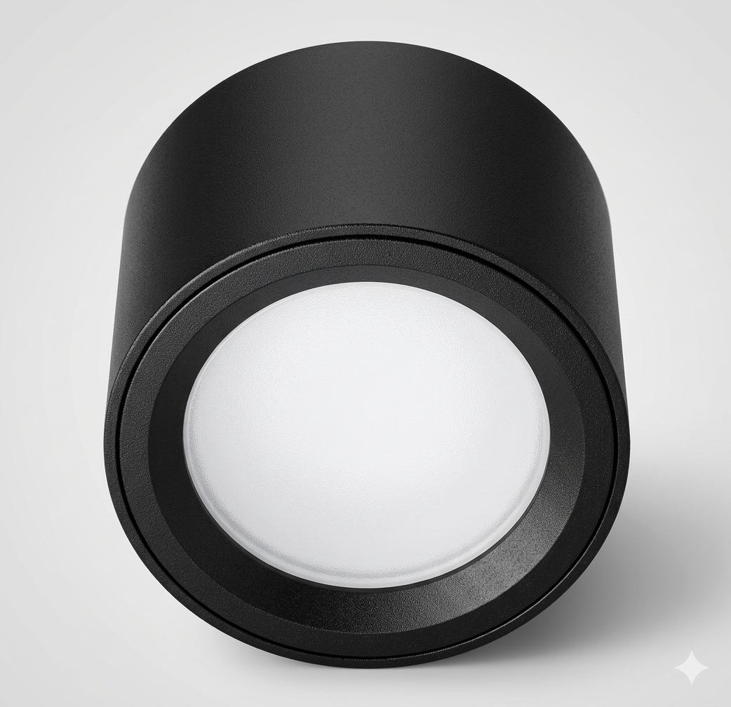 DOWNLIGHT LED MIRA 10W 6000K BLACK (HAIGER)