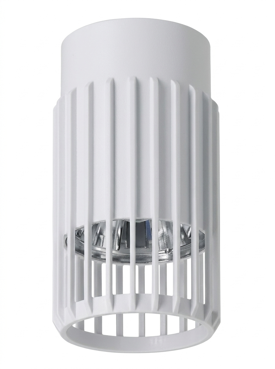 WHITE DOWNLIGHT 221902 1XGU10 60X140MM(TEKLED)