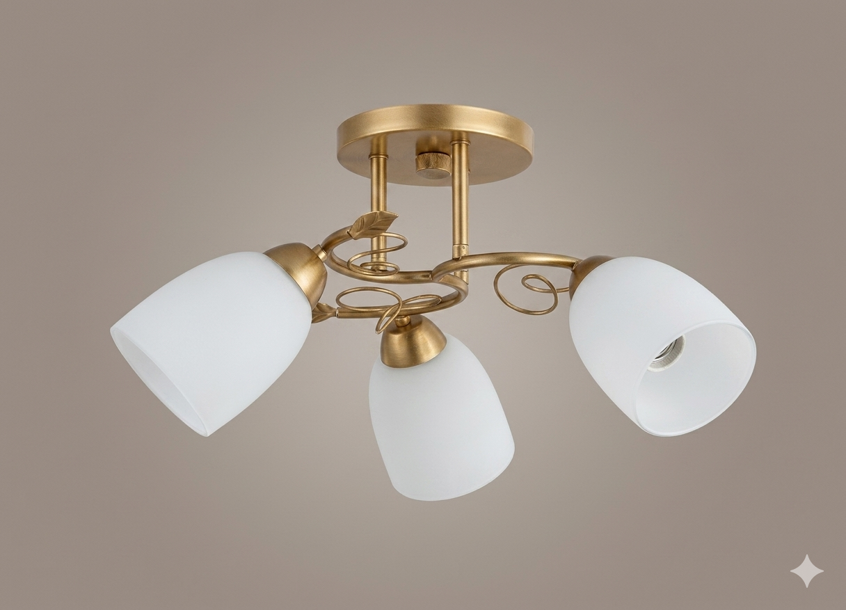 Chandelier 32348 E27 CHAMPAGNE+GOLD (TEKAVIZE)