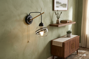Wall Lamp 32487 1xE27 BLACK+COPPER (TEKAVIZE)