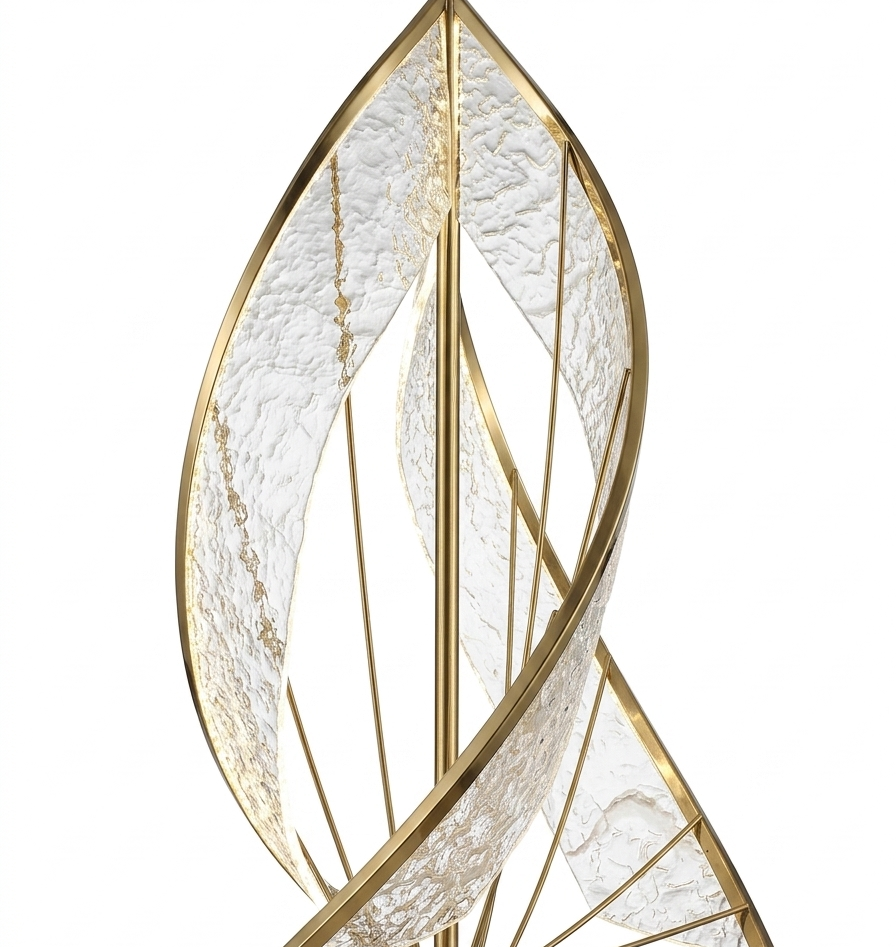LED PENDANT LIGHT HLD40199-1 GOLD 50W 3000K D400XH1600 (TEKLED)