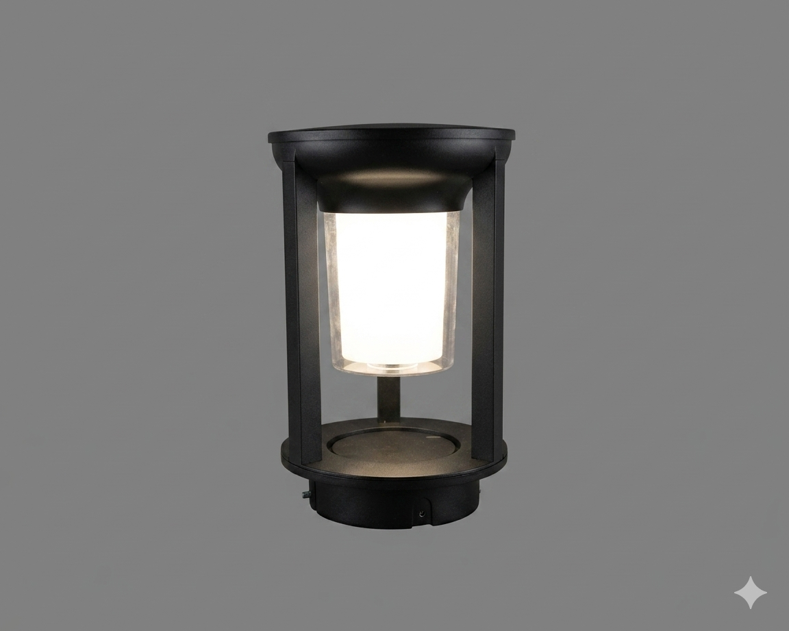 LED Outdoor Light 2094YB-HG Black 12W 3CCT IP65 (TEKLED)
