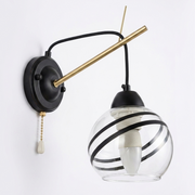 Wall Lamp 32487 1xE27 BLACK+COPPER (TEKAVIZE)
