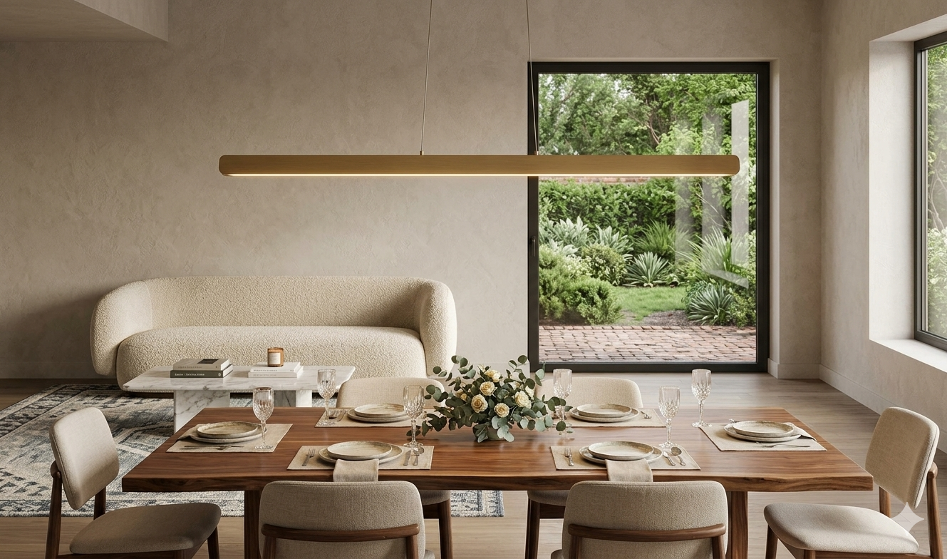 L1200mm Chandelier LUX-120 45W 3CCT (TEKLED)
