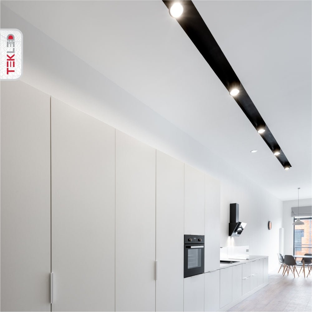 Interior application of Black Low Glare Diecast Aluminium Downlight GU10 | TEKLED 143-03980