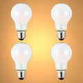 LED Bulb A60 GLS E27 Frosted Glass Pack of 4